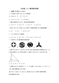 （25-26学年）人教九年级上期中数学试卷1（学生版+名师详解版）