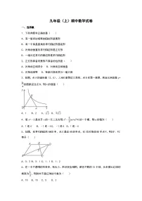 （25-26学年）人教九年级上期中数学试卷9（学生版+名师详解版）