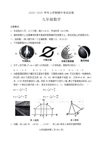 河南省新乡市长垣市+2024—2025学年九年级上学期期中数学考试试卷+