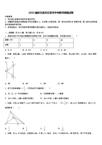 2025届哈尔滨市五常市中考数学四模试卷含解析
