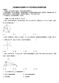 河北省衡水市故城县2025年中考适应性考试数学试题含解析