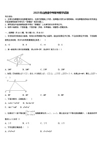2025年山西省中考联考数学试题含解析