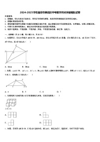 2024-2025学年南京市栖霞区中考数学对点突破模拟试卷含解析