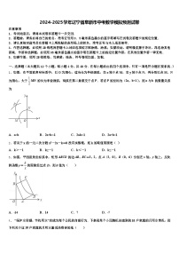 2024-2025学年辽宁省阜新市中考数学模拟预测试卷含解析
