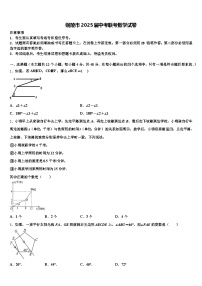 铜陵市2025届中考联考数学试卷含解析