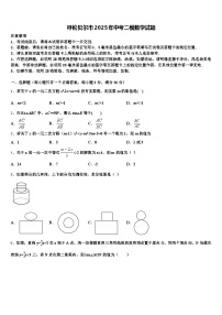 呼伦贝尔市2025年中考二模数学试题含解析