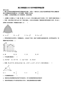 周口市郸城县2025年中考数学押题试卷含解析