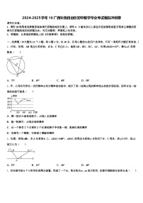 2024-2025学年16广西壮族自治区初中数学毕业考试模拟冲刺卷含解析