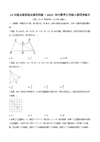 数学八年级上册（2024）3.2 勾股定理的逆定理优秀同步练习题