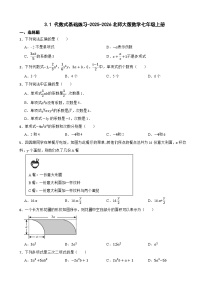 北师大版（2024）七年级上册（2024）代数式课堂检测