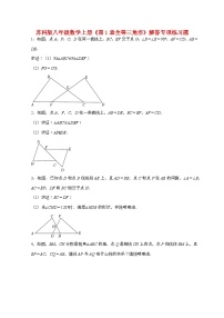 八年级上册（2024）1.2 全等三角形课时练习