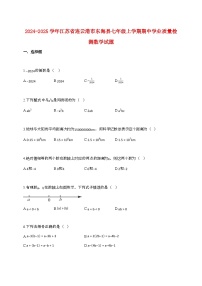 2024_2025学年江苏省连云港市东海县七年级上册期中学业质量检测数学试卷
