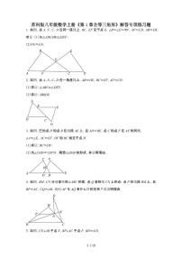 初中数学苏科版（2024）八年级上册（2024）1.2 全等三角形达标测试