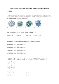2024_2025学年河南省漯河市召陵区九年级上册期中数学试题【附答案】