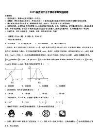 2025届吉安市永丰县中考数学猜题卷含解析