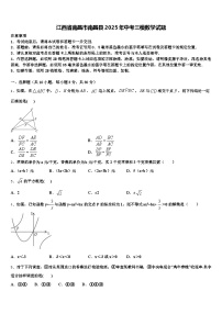 江西省南昌市南昌县2025年中考三模数学试题含解析