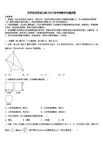 齐齐哈尔市龙江县2025年中考数学五模试卷含解析