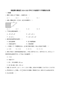 福建省莆田市厢城区2024-2025学年八年级下学期期末考试数学试卷(含解析)