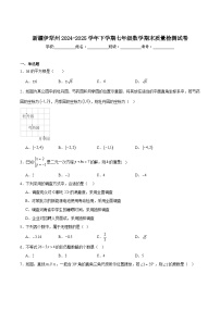 新疆伊犁哈萨克自治州2024-2025学年七年级下学期期末数学试卷(含解析)