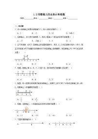 初中用数轴上的点表示有理数课时练习