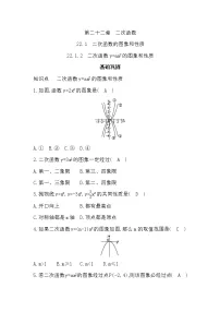 初中数学人教版（2024）九年级上册二次函数课时练习