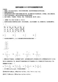 湖州市德清县2025年中考试题猜想数学试卷含解析