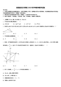 安徽省安庆市郊区2025年中考联考数学试题含解析