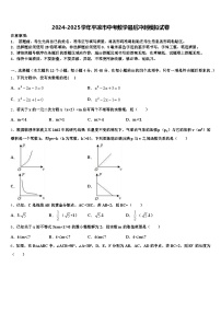 2024-2025学年平凉市中考数学最后冲刺模拟试卷含解析