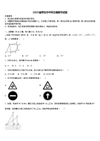 2025届肇东市中考五模数学试题含解析