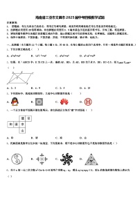 海南省三亚市文昌市2025届中考四模数学试题含解析