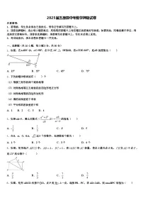 2025届五原县中考数学押题试卷含解析