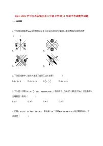 2024_2025学年江苏省镇江市八年级上学期11月期中考试数学检测试卷（含答案）