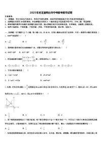 2025年河北省邢台市中考联考数学试卷含解析