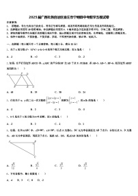 2025届广西壮族自治区崇左市宁明县中考数学五模试卷含解析