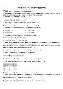 云浮市2024-2025学年中考三模数学试题含解析