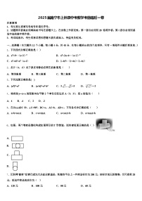 2025届南宁市上林县中考数学考前最后一卷含解析
