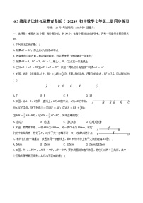初中数学青岛版（2024）七年级上册（2024）线段的比较与运算优秀课堂检测