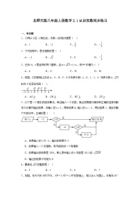 北师大版（2024）八年级上册（2024）1 认识实数综合训练题