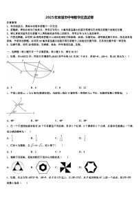 2025年项城市中考数学仿真试卷含解析