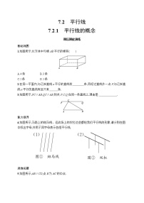 人教版（2024）七年级下册（2024）平行线的概念课时练习