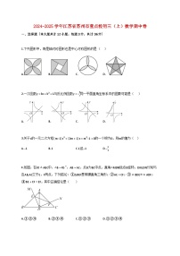 2024_2025学年江苏省苏州市重点校初三上学期数学期中试卷【附答案】