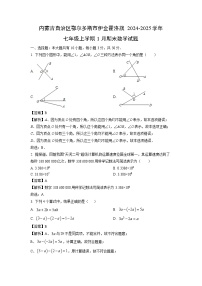 内蒙古自治区鄂尔多斯市伊金霍洛旗2024-2025学年七年级上学期1月期末数学试卷（解析版）