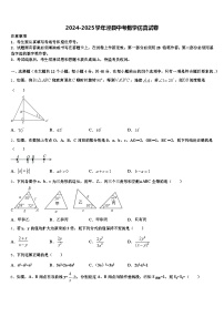 2024-2025学年泾县中考数学仿真试卷含解析