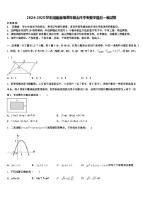 2024-2025学年湖南省湘潭市韶山市中考数学最后一模试卷含解析