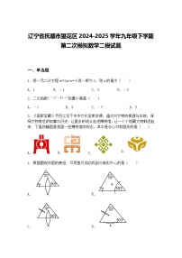 辽宁省抚顺市望花区2024-2025学年九年级下学期第二次模拟数学二模试题（含答案解析）