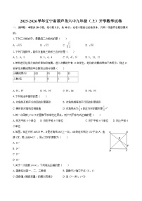 2025-2026学年辽宁省葫芦岛六中九年级（上）开学数学试卷-自定义类型