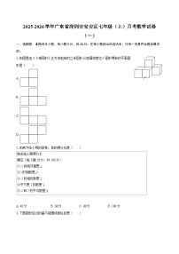 2025-2026学年广东省深圳市宝安区七年级（上）月考数学试卷（一）-自定义类型