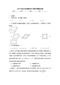 2024-2025学年四川省成都市九年级下学期中考模拟数学试题