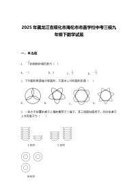 2025年黑龙江省绥化市海伦市市直学校中考三模九年级下数学试题（含答案解析）