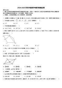 2024-2025学年平原县中考数学四模试卷含解析